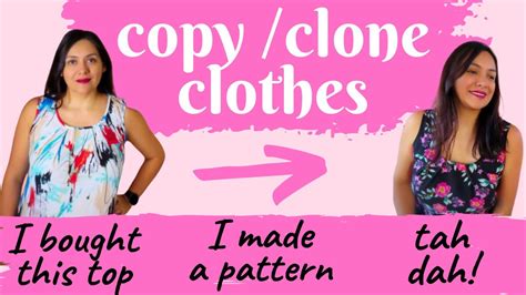 clone clothing usa|how to copy clothes.